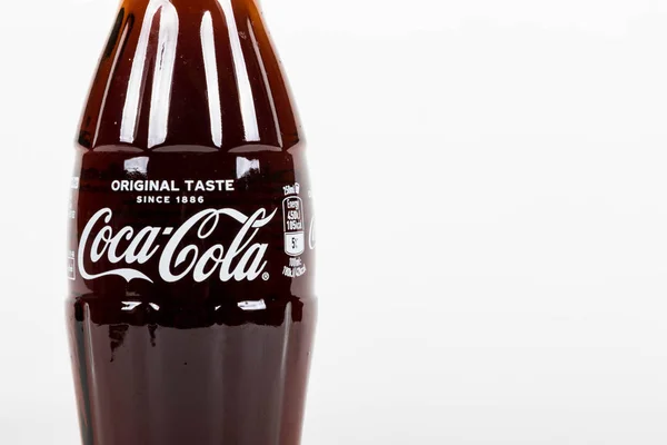 Glas Coca Cola Flasche — Stockfoto