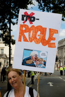 Londra'nın merkezinde protestolar31 Ağustos 2019