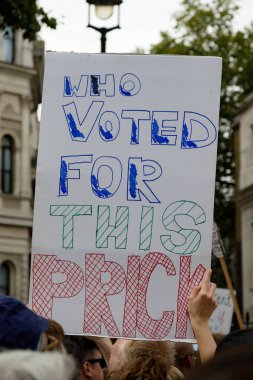 Londra'nın merkezinde protestolar31 Ağustos 2019