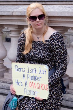 Londra'nın merkezinde protestolar31 Ağustos 2019