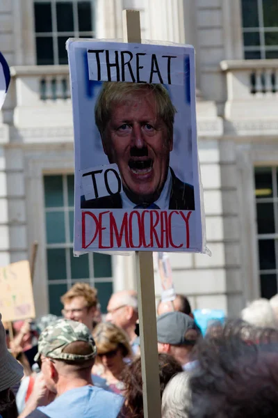 Manifestations dans le centre de Londres 31 août 2019 — Photo