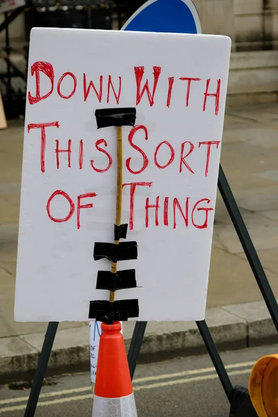 Proteste nel centro di Londra 31 agosto 2019 — Foto Stock