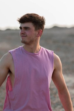 Altın saat plaj yürüyüş