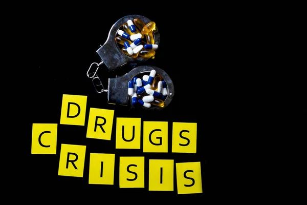 Concetto di crisi illegale della droga — Foto Stock