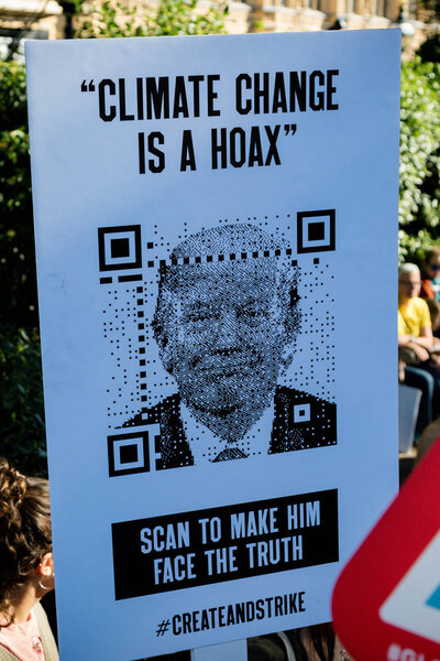 Climate change protesters in London