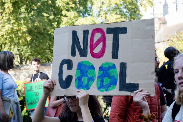 Manifestantes del cambio climático en Londres —  Fotos de Stock