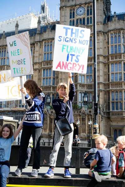 ロンドンの気候変動抗議者 — ストック写真