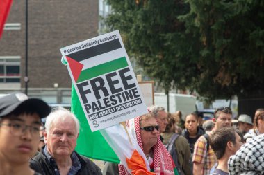 Londra, Birleşik Krallık, 6 Eylül 2025 - Filistin Ulusal Yürüyüşü