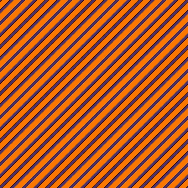 Modello senza cuciture nei colori tradizionali di Halloween. Colori brillanti diagonali linee sottili sfondo astratto . — Vettoriale Stock