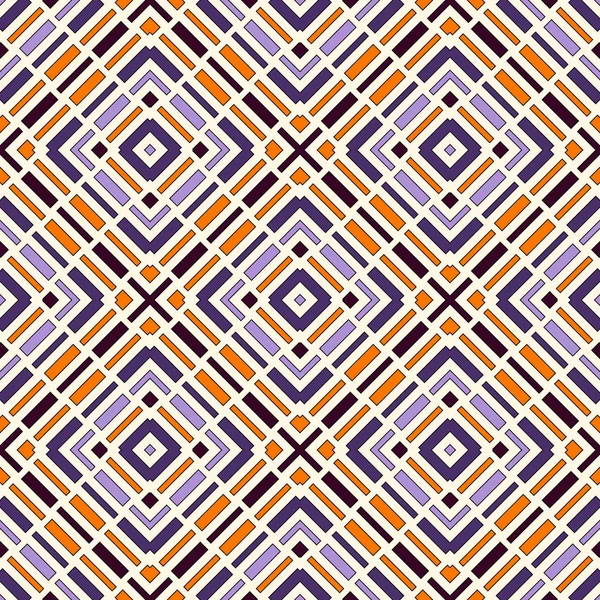Diagonal dashed lines abstract background. Seamless pattern in Halloween traditional colors with geometric motif.