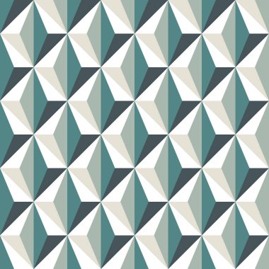 3d etkisi ile geometrik arka plan. Reapeated üçgen ile Seamless modeli. Çağdaş motif. Optik sanat