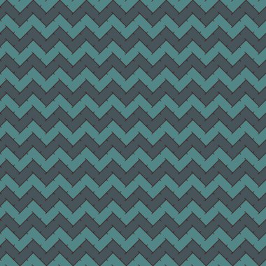 Chevron çizgili arka plan. Retro tarzı klasik geometrik süsleme ile seamless modeli. Mavi renkleri zikzak çizgiler