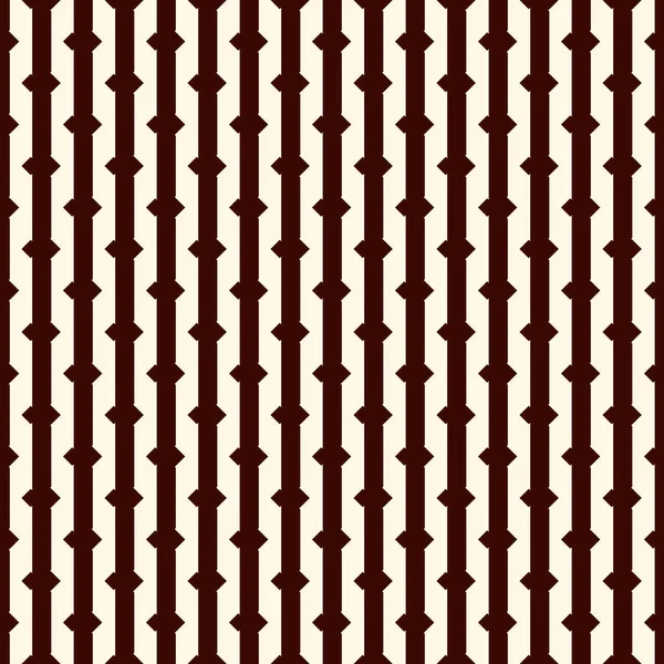 Sömlöst mönster med upprepade vertikala spetsiga linjer. Thorny grenar motiv. Randig abstrakt geometrisk bakgrund — Stock vektor