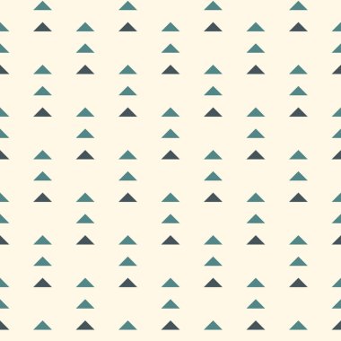 Beyaz arka plan üzerinde Mini üçgen tekrarladı. Basit soyut duvar kağıdı. Geometrik figürler ile Dikişsiz desen tasarım.