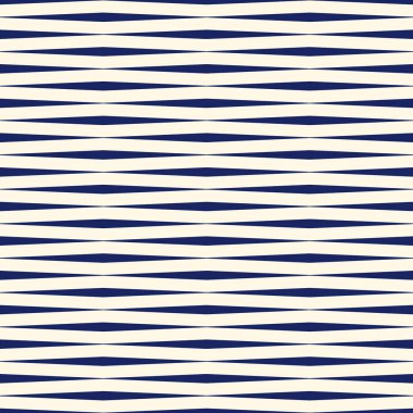 Simetrik geometrik süsleme ile dikişsiz desen. Deniz mavi çizgili soyut tekrarlanan duvar kağıdı.