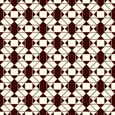 Etnik tarzı geometrik figürler ile seamless modeli. Yerli Amerikalılar süs arka plan. Kabile motifi.
