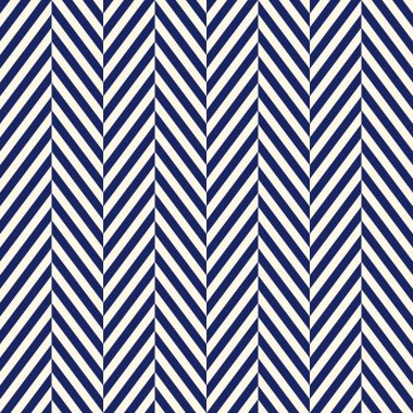 Herringbone soyut arka plan. Donanma renklerinin simge çapraz çizgileri var. Klasik geometrik süs.