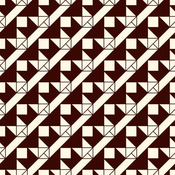 Seamless pattern with origami forms. Modern style geometric print. Repeated triangles contemporary abstract background — ストックベクタ
