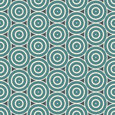 Basit geometrik formlar ile Seamless modeli. Tekrarlanan daireler duvar kağıdı. Yuvarlak yoğunluğu ile arka plan