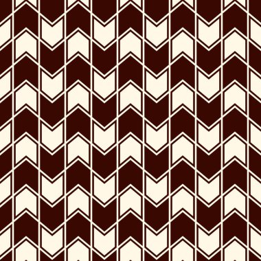 Herringbone motifli kusursuz desen tasarımı. Tekrarlanan semboller duvar kâğıdı. Zigzag çizgileri. Tırtıklı üçgen dalgalar
