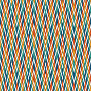 Chevron çizgili arka plan. Klasik geometrik süsleme ile parlak seamless modeli. Zikzak yatay çizgiler duvar kağıdı.