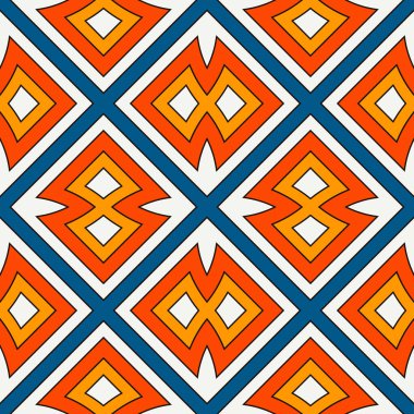 Etnik tarzı seamless modeli. Yerli Amerikalılar arka plan soyut. Kabile motif. Boho chic dijital kağıt