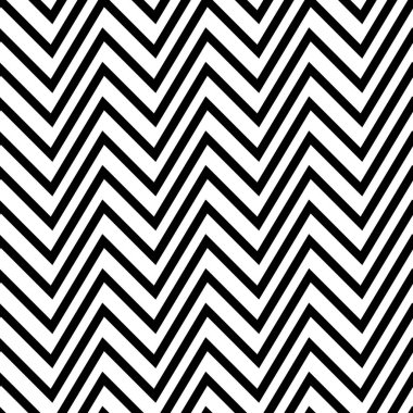 Zigzag çizgileri kusursuz desen. Açı çizgili çizgili süs. Doğrusal dalga motifi. Kıvrımlar. Çizgili arka plan. Eğik çizgi duvar kağıdını şekillendirir. Dalgalı çizgili figürler. Vektör çizimi.