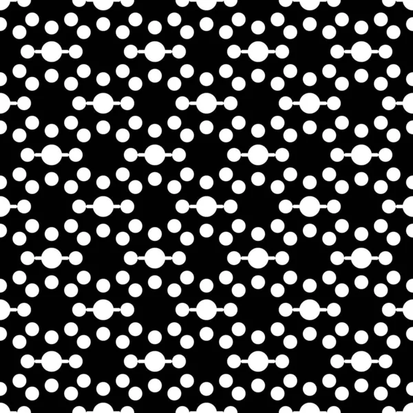 Κύκλοι Στοιχεία Χωρίς Ραφή Μοτίβο Κουκέτες Σχήματα Ταπετσαρίας Γεωμετρικό Αποτύπωμα — Διανυσματικό Αρχείο