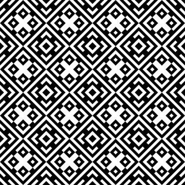 Kabile motifi. Etnik duvar kağıdı. Antik mozaik. Etnik halk imajı. Kabile süsü. İşlemeli arka plan. Dijital kağıt, web tasarımı, tekstil baskısı, fon. Kusursuz soyut sanat. Vektör çizimi.