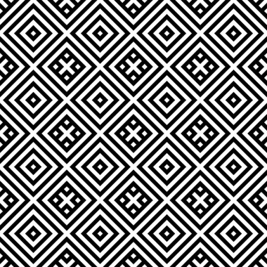 Kabile motifi. Etnik duvar kağıdı. Antik mozaik. Etnik halk imajı. Kabile süsü. İşlemeli arka plan. Dijital kağıt, web tasarımı, tekstil baskısı, fon. Kusursuz soyut sanat. Vektör çizimi.