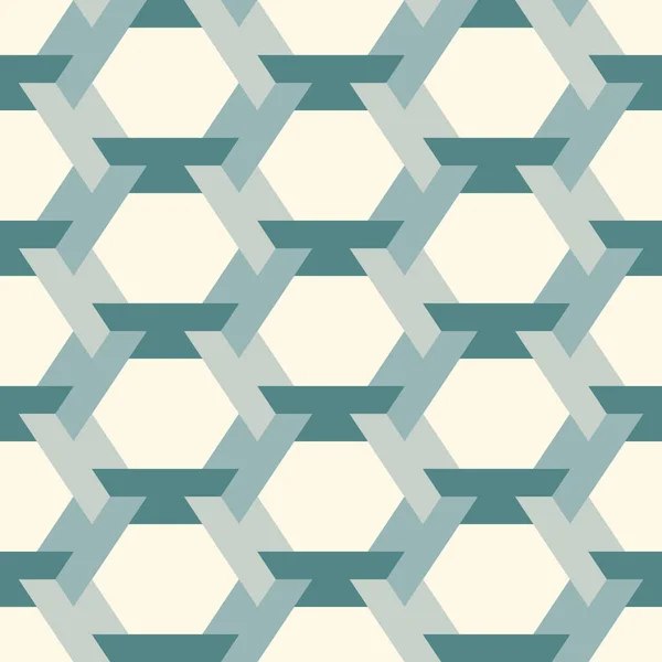 Zeitgenössisches Wabenmuster Wiederholte Sechseckige Ornamente Moderne Mosaikfliesen Hintergrund Nahtlose Abstrakte — Stockvektor