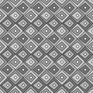 Tekrarlanan eşkenarlar, uçurtmalar, elmas arka plan. Etnik duvar kağıdı. Çek süslemeli kusursuz yüzey dizaynı. Damalı motif. Tekstil baskısı için dijital kağıt, web tasarımı. Vektör sanatı.