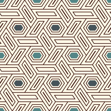 Çağdaş bal peteği geometrik deseni. Tekrarlanan altıgen süsü. Modern mozaik fayansların arka planı. Kusursuz yüzey soyut tasarımı. Geo duvar kağıdı. Dijital kağıt, tekstil baskısı. Vektör illüstrasyonu