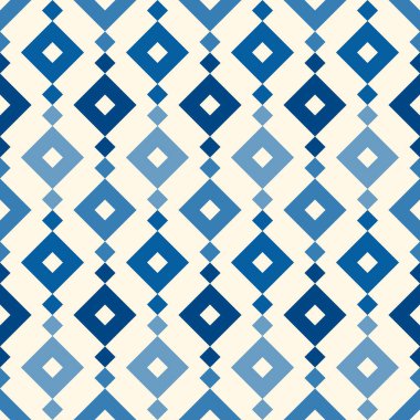 Etnik, kabilesel, pürüzsüz yüzey deseni. Tekrarlanan elmaslar ve eşkenar dörtgen motifler. Halkın geçmişi. Folklorik duvar kağıdı. Geometrik süs. Coğrafi dijital kağıt, tekstil baskısı. Vektör sanatı