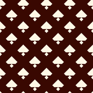 Geometrik dikişsiz desen. Yüzeyde çok az iz var. Çan motifi süsü. Basit bir coğrafi arkaplan. Süslü duvar kağıdı. Vektör soyut dijital kağıt