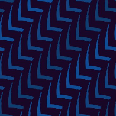 Boya fırçası pürüzsüz desen. Freehand grunge tasarım arka planı. Çapraz parke döşeme motifi süsü. Moda el çizimi geometrik baskı. Modern sanatsal el soyut vektör duvar kağıdı çizimi