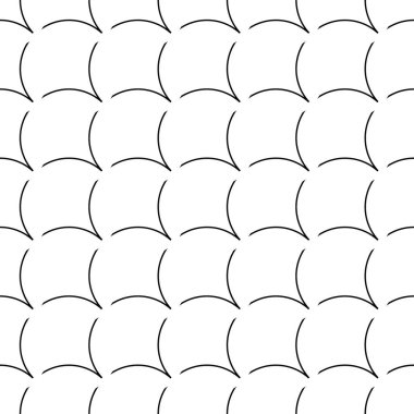 Tekrarlanan deniz taraklarıyla geleneksel Asya etnik süsü. Balık pullu duvar kağıdı. Deniz tarağı geçmişini tekrar et. Pul ile kusursuz yüzey dizaynı. Eski Japon motifi. Squama dijital kağıdı.