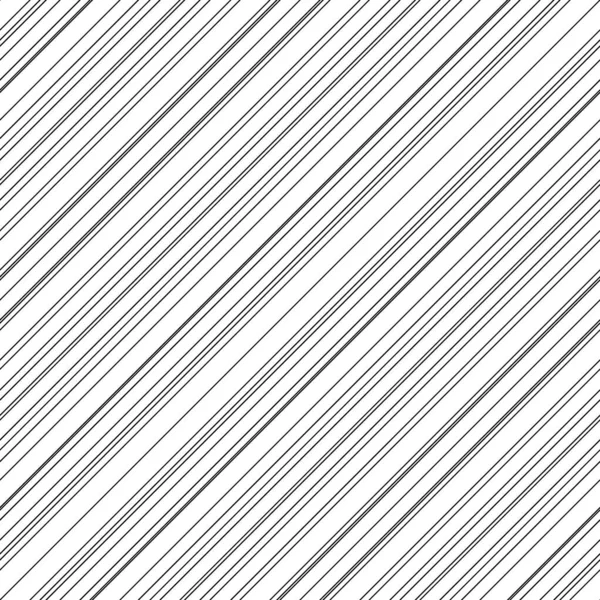 Diagonal Thin Black Lines Abstract White Background Seamless Surface Pattern — Stock Vector