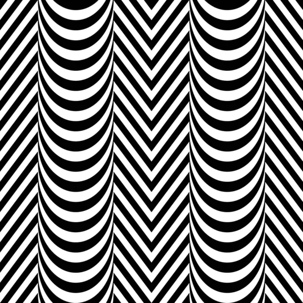 Des Rayures Dentelées Lignes Zigzag Conception Motif Surface Sans Couture — Image vectorielle