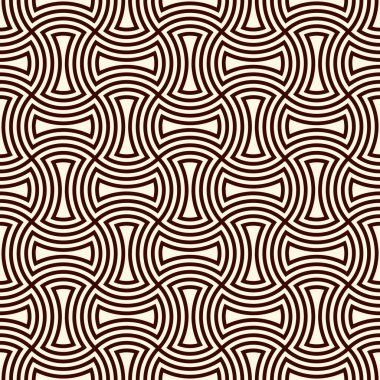 Elma çekirdeği yorgan dokusu. Papyon motifi. Klasik süslemeli kusursuz yüzey desenli tasarım. Birbirine kenetlenmiş balta kafalı figürler. Çekiç başı şekilli dijital kağıt taslağı. Vektör.