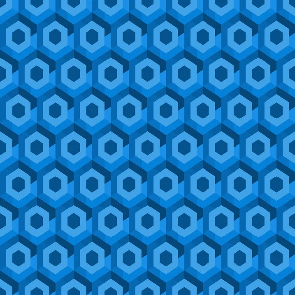 Contemporáneo Patrón Geométrico Panal Adorno Hexágonos Repetidos Fondo Mosaico Moderno — Vector de stock