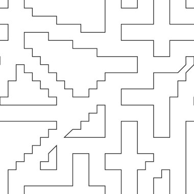 Etnik, pürüzsüz bir süs. Mozaik deseni. Halk duvar kâğıdı. Basit şekiller arka plan. İşlemeli arka plan. Kabile motifi. Dijital kağıt, tekstil baskısı, web tasarımı, soyut görüntü. Vektör sanatı