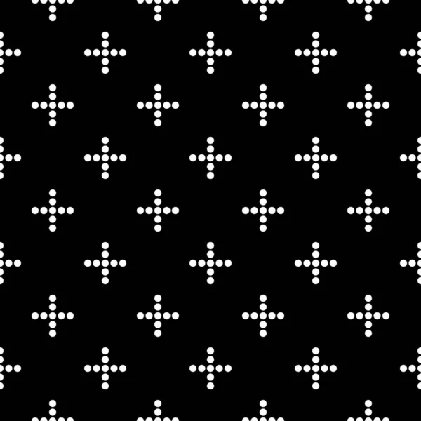 Kreise Nahtloses Ornament Punktemuster Stammesbild Runden Hintergrund Polka Dot Hintergrund — Stockvektor