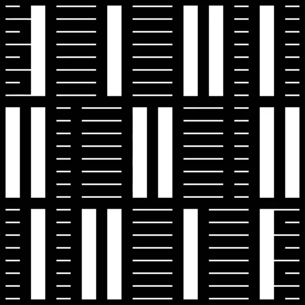 Líneas Rectángulos Patrón Sin Costura Impresión Geométrica Formas Golpes Fondo — Archivo Imágenes Vectoriales