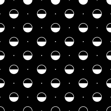 Çemberler, noktasız desenler. Nokta, daire motifi şekillendirir. Dairesel figürler. Yuvarlak arka plan. Geometrik duvar kağıdı. Dijital kağıt, tekstil baskısı, soyut süs. Vektör illüstrasyonu