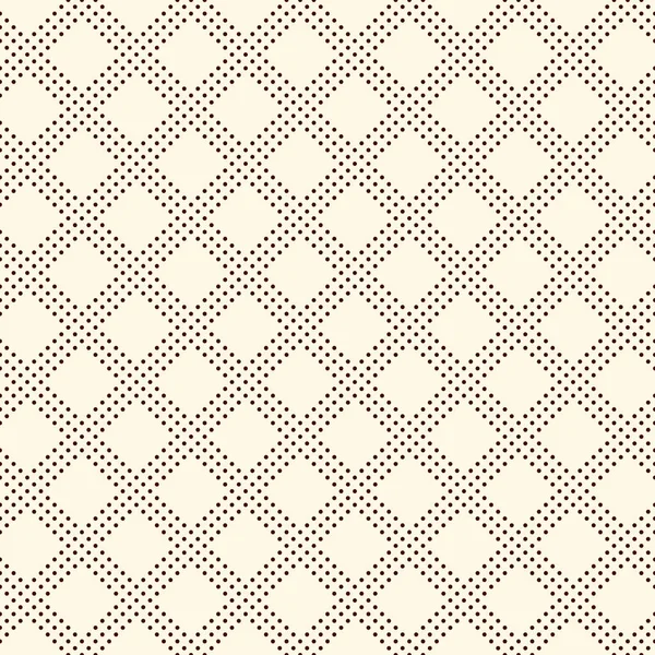 ポルカドットシームレスパターン 点線の斜線のテクスチャを繰り返します ラウンドスポットはモチーフをチェック ミニサークル抽象的な壁紙 単純な最小限の幾何学的背景 ベクターデジタルペーパー — ストックベクタ