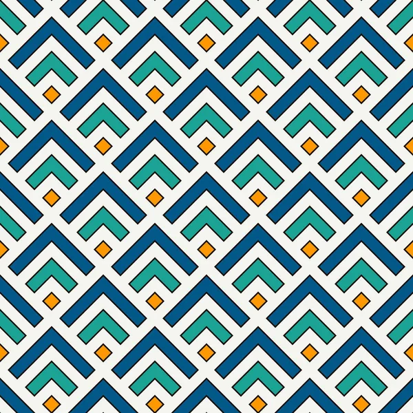 Opakované Symboly Abstraktní Tapety Tradiční Asijský Ornament Hřebenatkami Motiv Horského — Stockový vektor