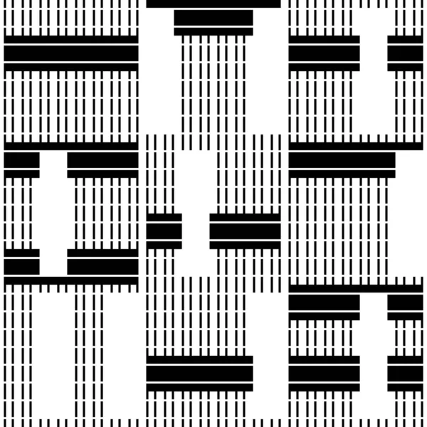 Linien Rechtecke Nahtlose Muster Geometrischer Druck Formen Striche Hintergrund Moderne — Stockvektor