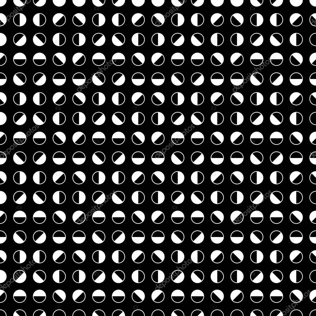 Circles pattern. Circular figures seamless ornament. Dots backdrop. Dot motif. Circle shapes background. Dotted wallpaper. Digital paper, abstract image, textile print, web design, vector work.