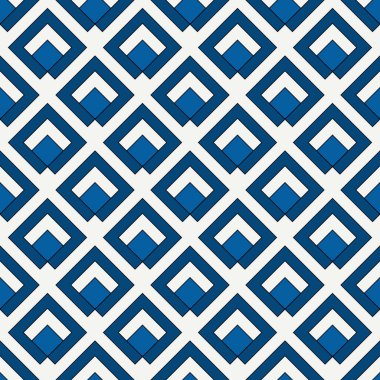 Elmas şebeke kusursuz desen. Etnik, kabilenin yüzey izleri. Geometrik süs. Tekrarlanan eşkenar dörtgen arka plan. Süslü duvar kâğıdı. Coğrafi vektör soyut çizimi